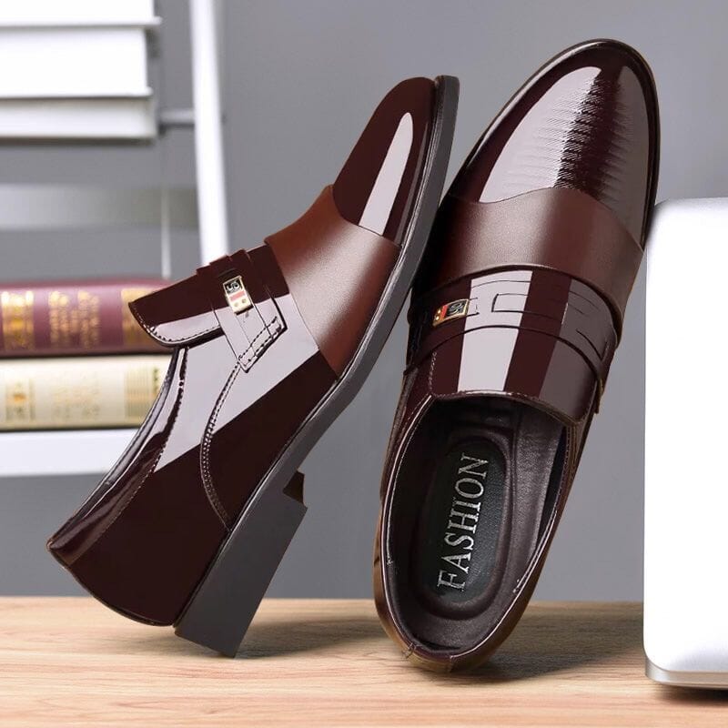 Ultra Gloss Leather Business Shoe