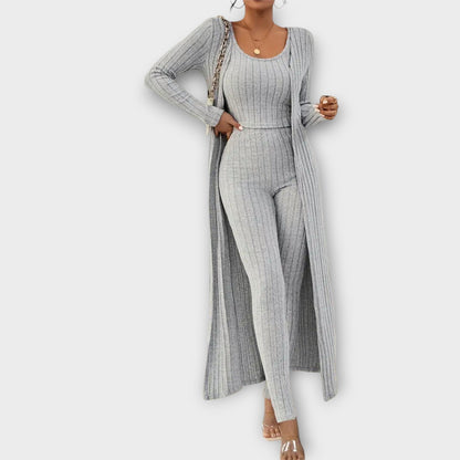 Elisa Striped Three-Piece Set