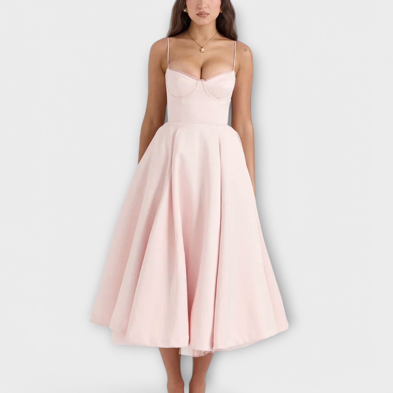 Mélie – Light summer dress with corset detail