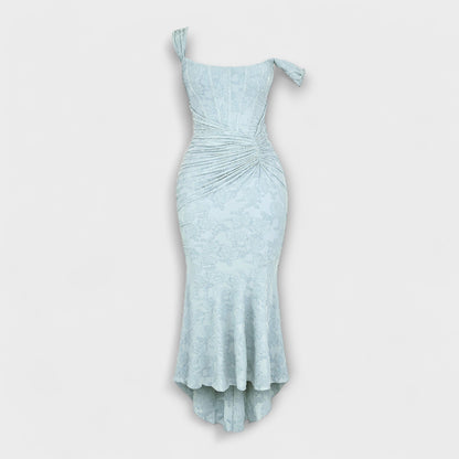 Renske - Long dress with an elegant and sophisticated bodice