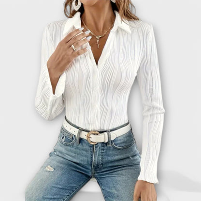 Natalie - Long Sleeve Blouse