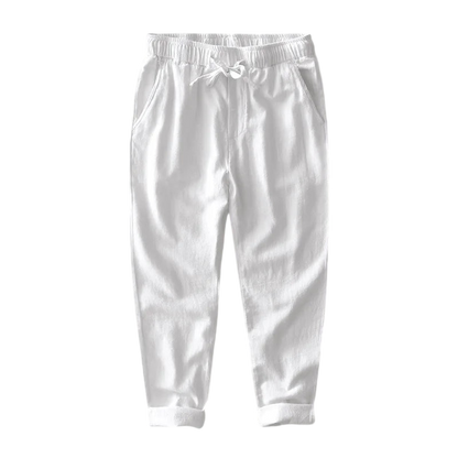 Men's Linen Trousers Filo Verno