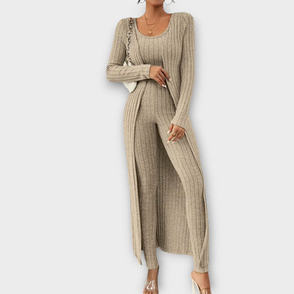 Elisa Striped Three-Piece Set