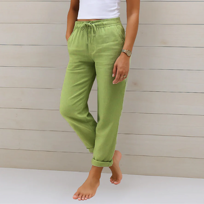Stacy - Lightweight Linen Pants
