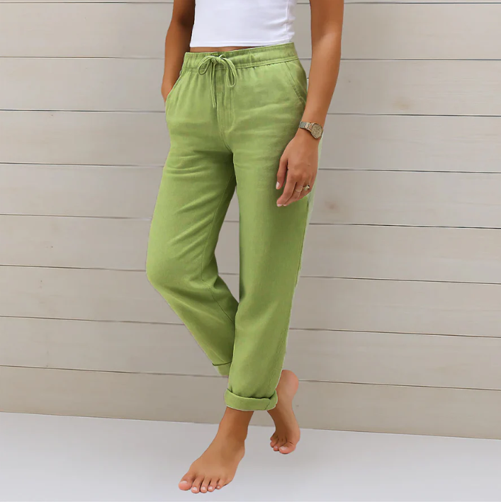 Stacy - Lightweight Linen Pants