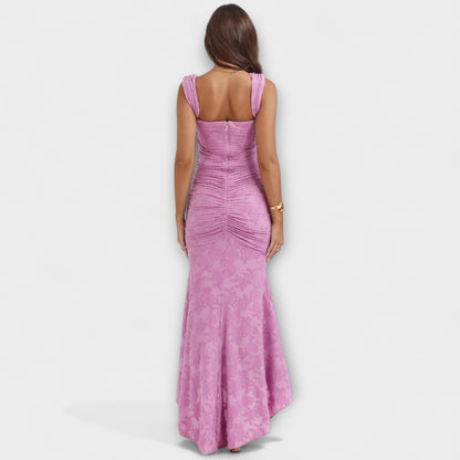 Renske - Long dress with an elegant and sophisticated bodice