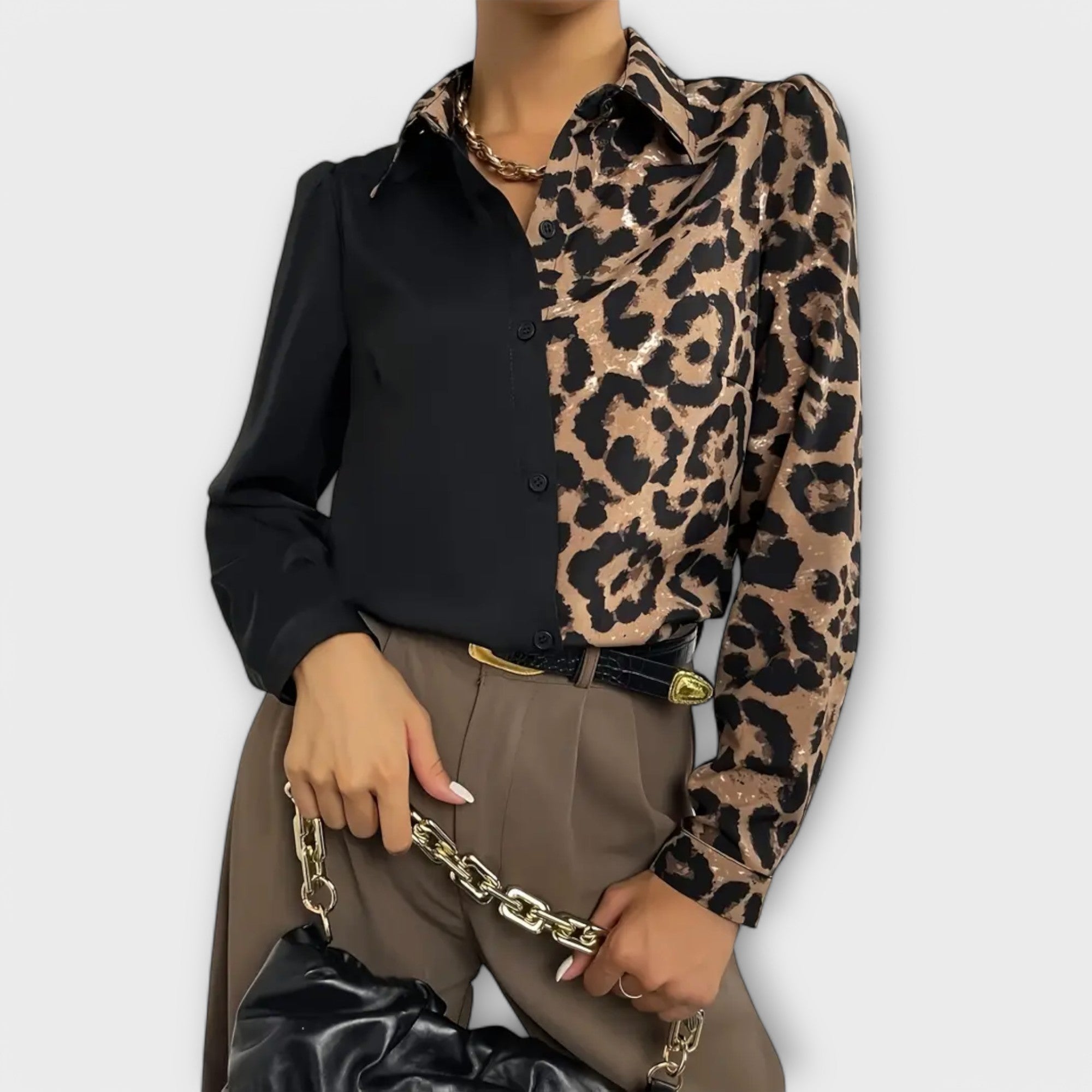 Simple and Stylish Leopard Blouse